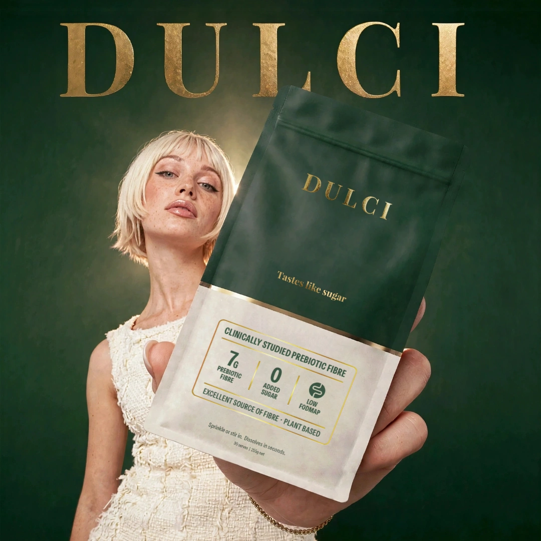 DULCI prebiotic fibre product shot